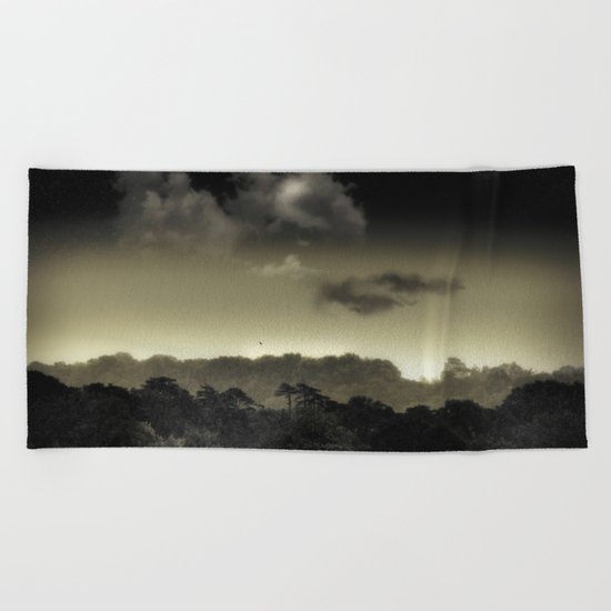 Stored in the Cloud Beach Towel