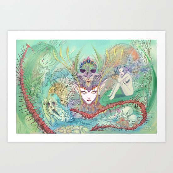 The Secret of Fantasies Art Print