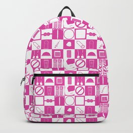 Contraception Pattern (Pink) Backpack