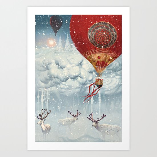 WinterFly Art Print