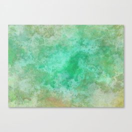 Abstract nature green marble Canvas Print