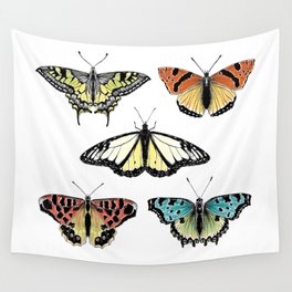 Colourful Butterflies Wall Tapestry