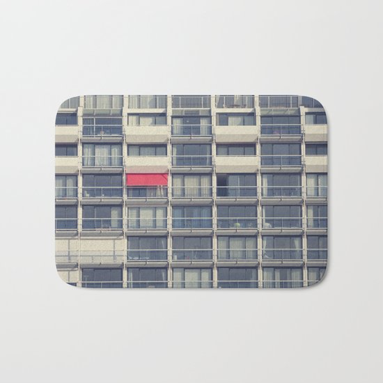 Red Awning Bath Mat