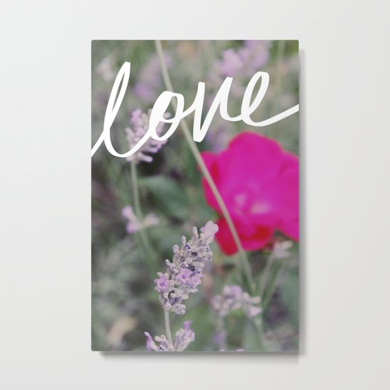 Love Metal Print