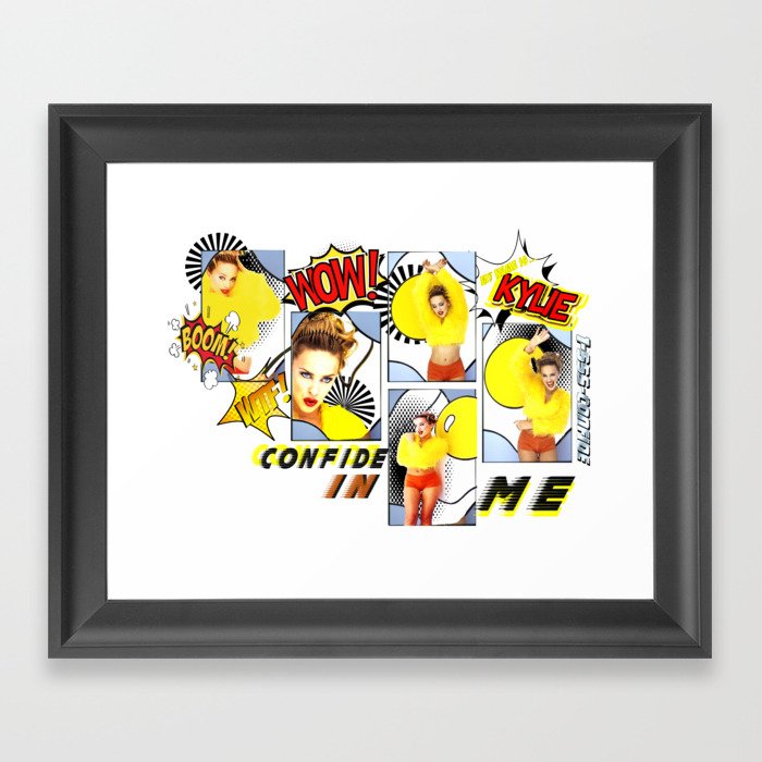 Kylie Minogue Confide In Me Framed Art Print By Retropopdisco Society6