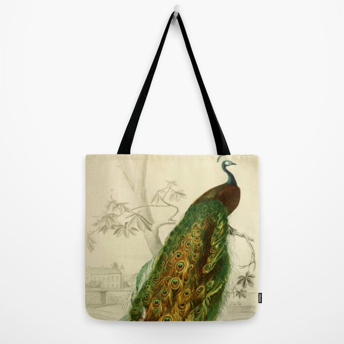 Naturalist Peacock Tote Bag