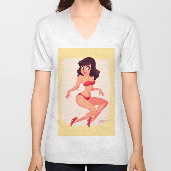 betty Unisex V-Neck