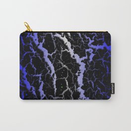 Cracked Space Lava - Blue/White Carry-All Pouch