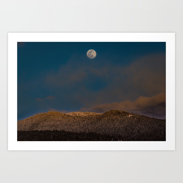 Colorado Moonrise Art Print