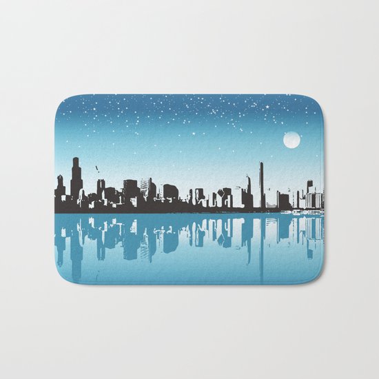 Cityscape Bath Mat