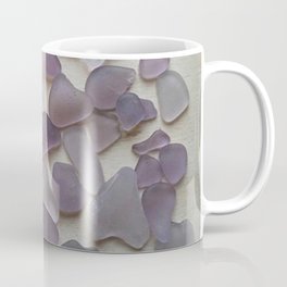 Genuine Purple Sea Glass Collection Coffee Mug