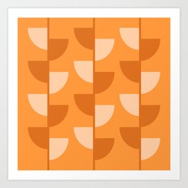 Orange Slices In The Summer - Fruit Series Art Print