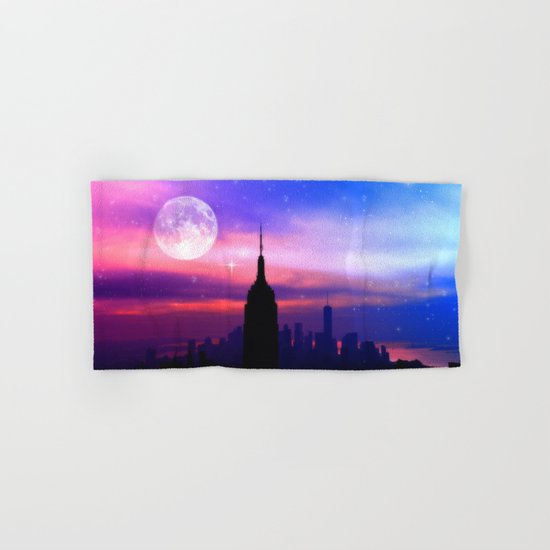 under the moon New York Hand & Bath Towel