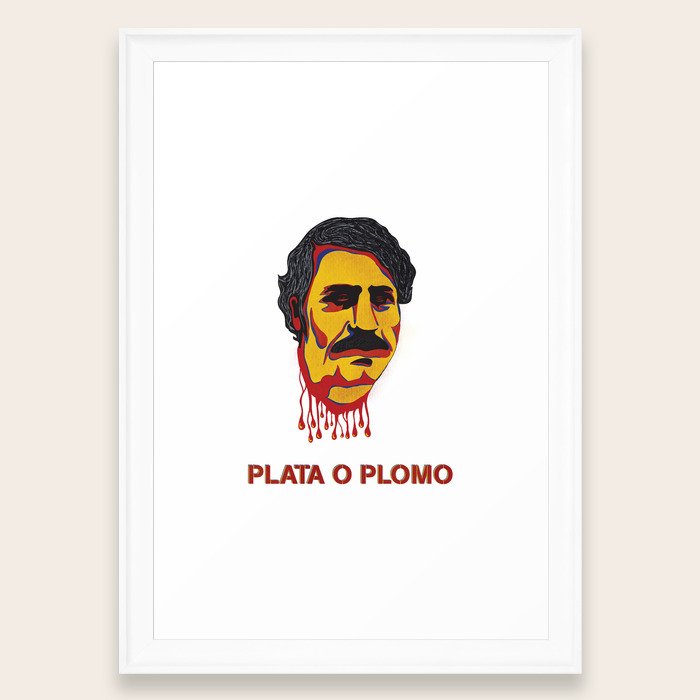 Pablo Escobar Framed Art Print By Ckdesigns Society6