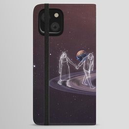 Love on saturn. iPhone Wallet Case