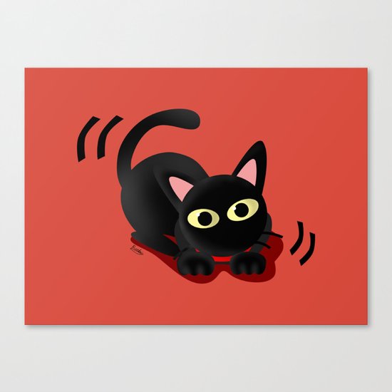Playing with you Canvas Print