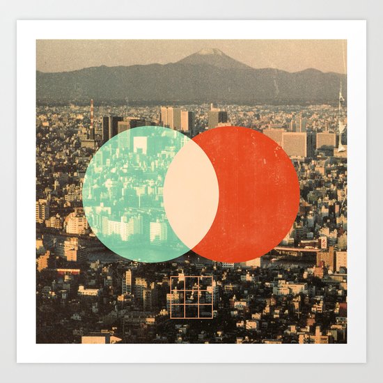 Tokyo Split Art Print