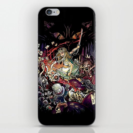 Zombies in Wonderland iPhone & iPod Skin