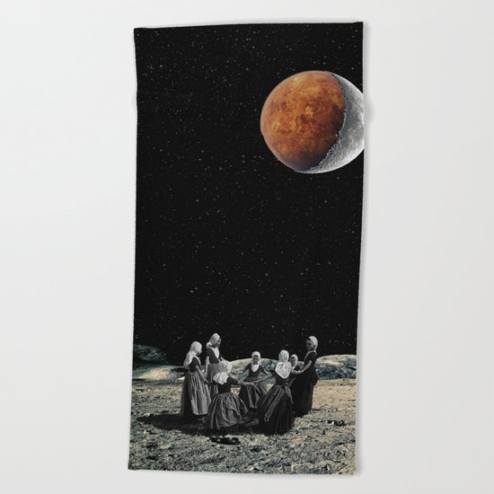 Celebration of the new Moon Beach Towel