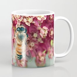 Bee on Milkweed Coffee Mug