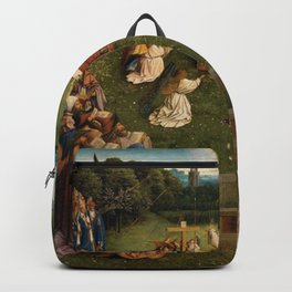 Jan van Eyck - Adoration of the Lamb from the Ghent Altarpiece Backpack