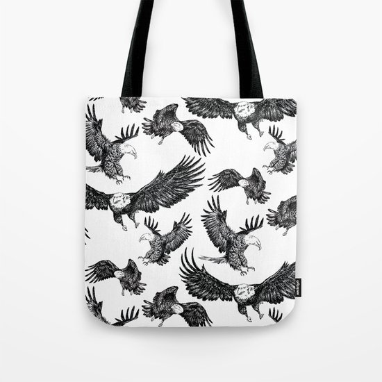 Eagles Pattern Tote Bag
