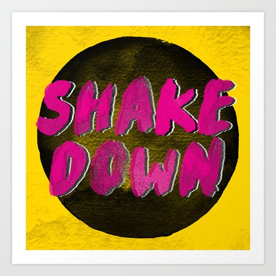 Shake Down Art Print