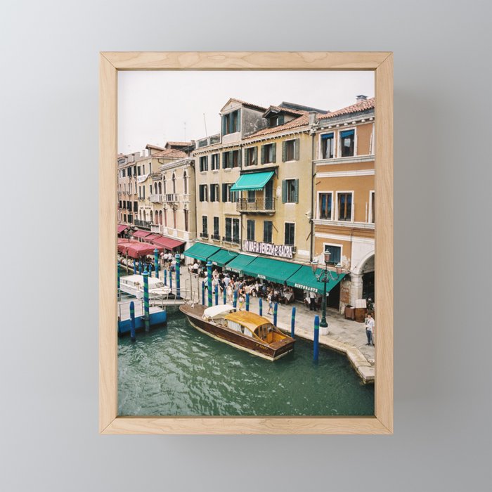 The city of Venice in summer, Italy | Analogue photography | Framed Mini Art Print