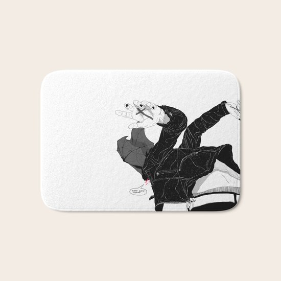 Cough it Up Bath Mat
