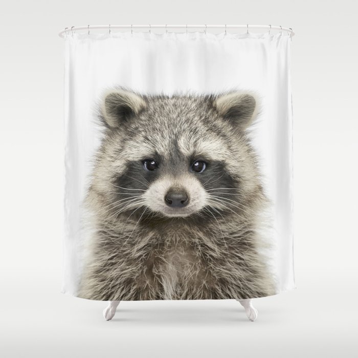 Raccoon Shower Curtain