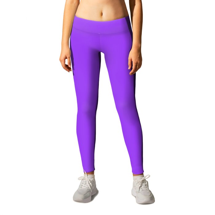 Neon Purple Solid Leggings with pockets – Latitude 18
