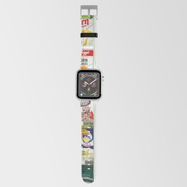 Cereal or cornflakes on shelf in supermarket. Apple Watch Band