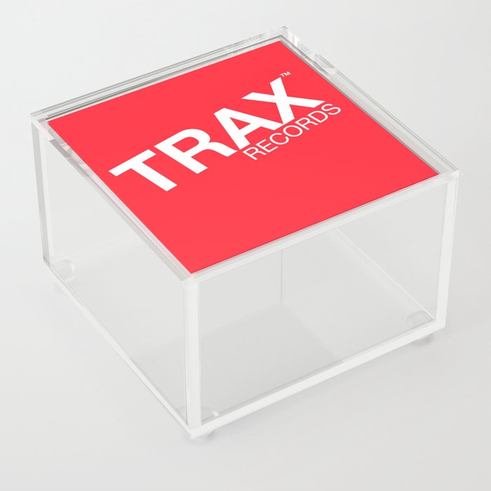 Trax Records Signature Logo Acrylic Box