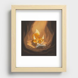 Staying Home Recessed Framed Print