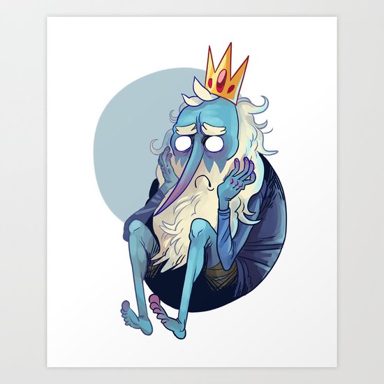 sadking Art Print