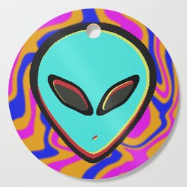 ALIEN FACE UNIQUE Cutting Board