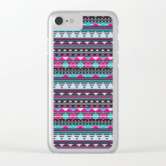 Aztec Stripes by Everett Co Clear iPhone Case