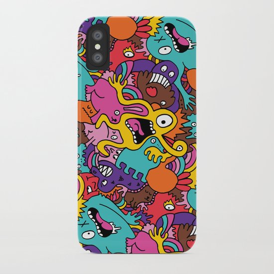 More Monsters, More Patterns iPhone Case