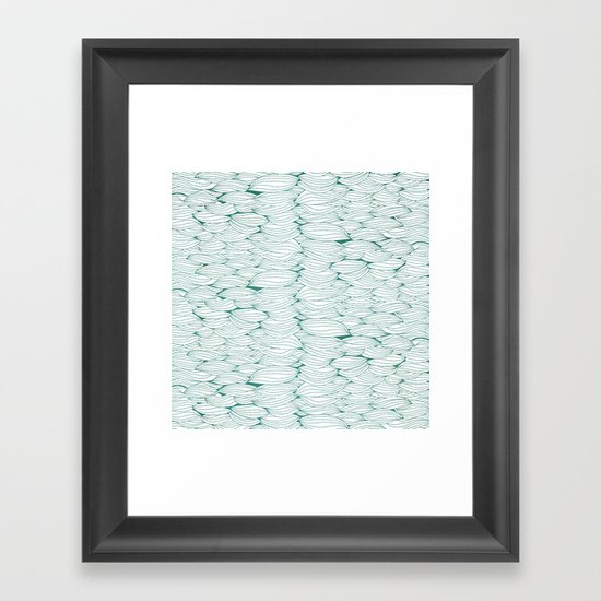 Dancing Feathers Framed Art Print