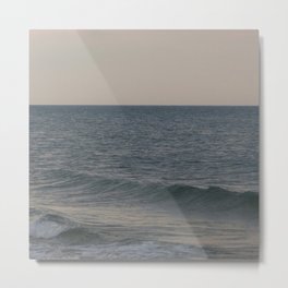 Breakers // Lake Michigan Waves Photography Metal Print | Blue, Shoreline, Wavy, Photo, Ocean, Coast, Lake, Lakemichigan, Beach, Water 
