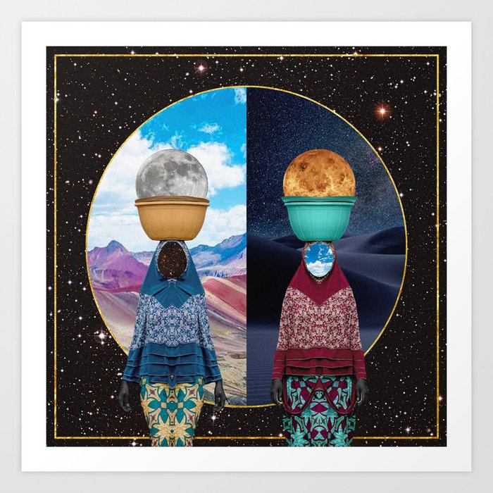 Dichotomy Art Print by manzelbowman | Society6
