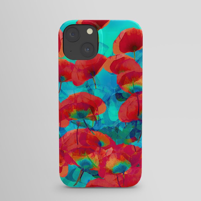 Vibrant Poppies iPhone Case