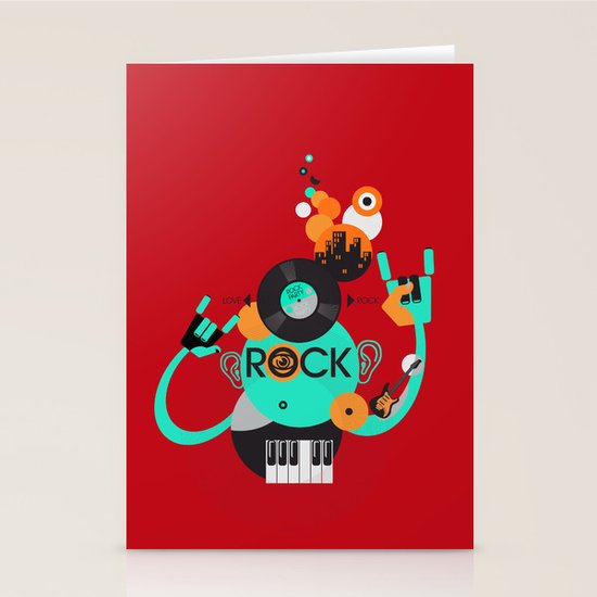 Rock Stationery Cards