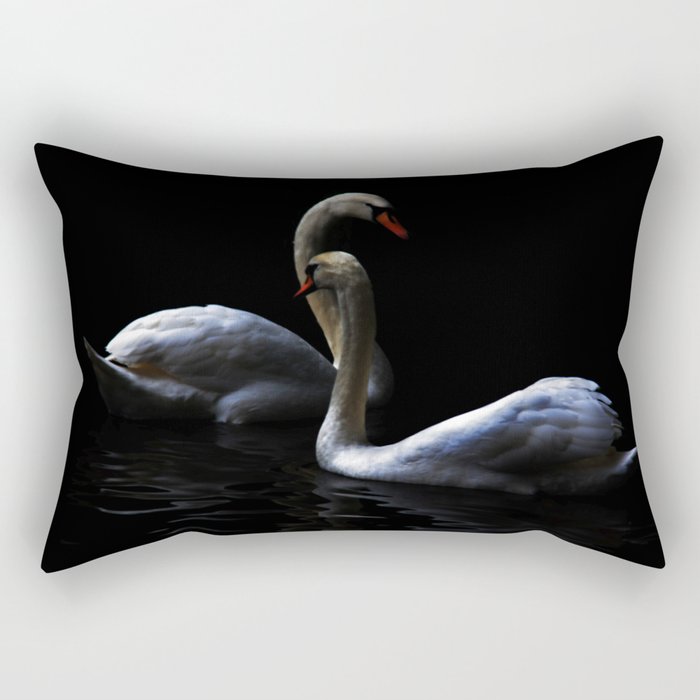 swans Rectangular Pillow