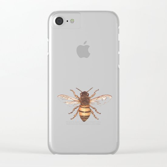 Queen Bee Clear iPhone Case