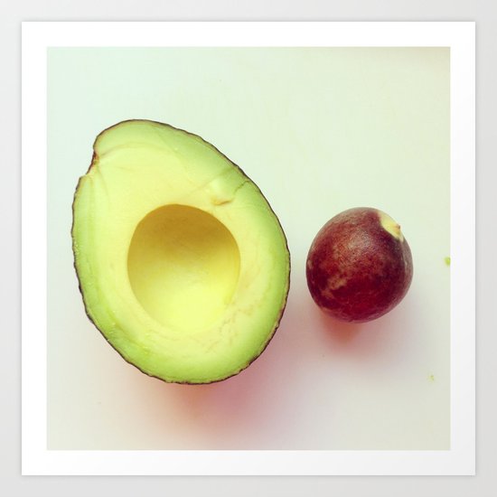 Avocado Art Print