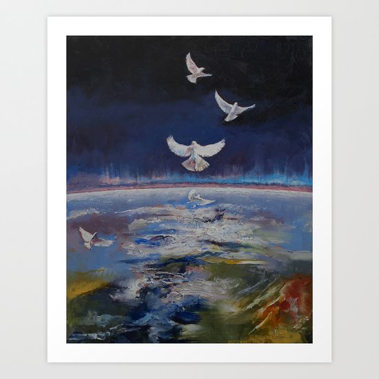 Doves Art Print
