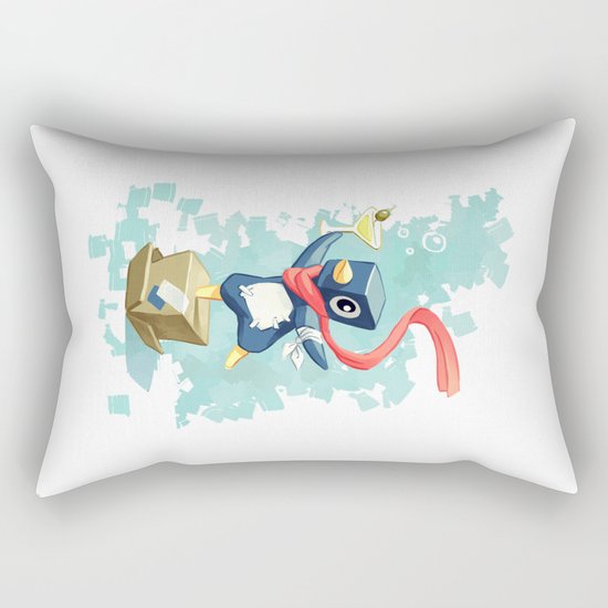 Party Penguin Rectangular Pillow