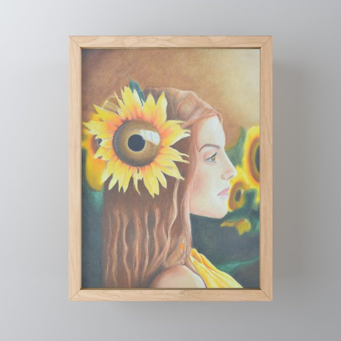 Summer's Vision Framed Mini Art Print