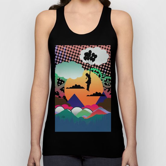 collage Unisex Tank Top